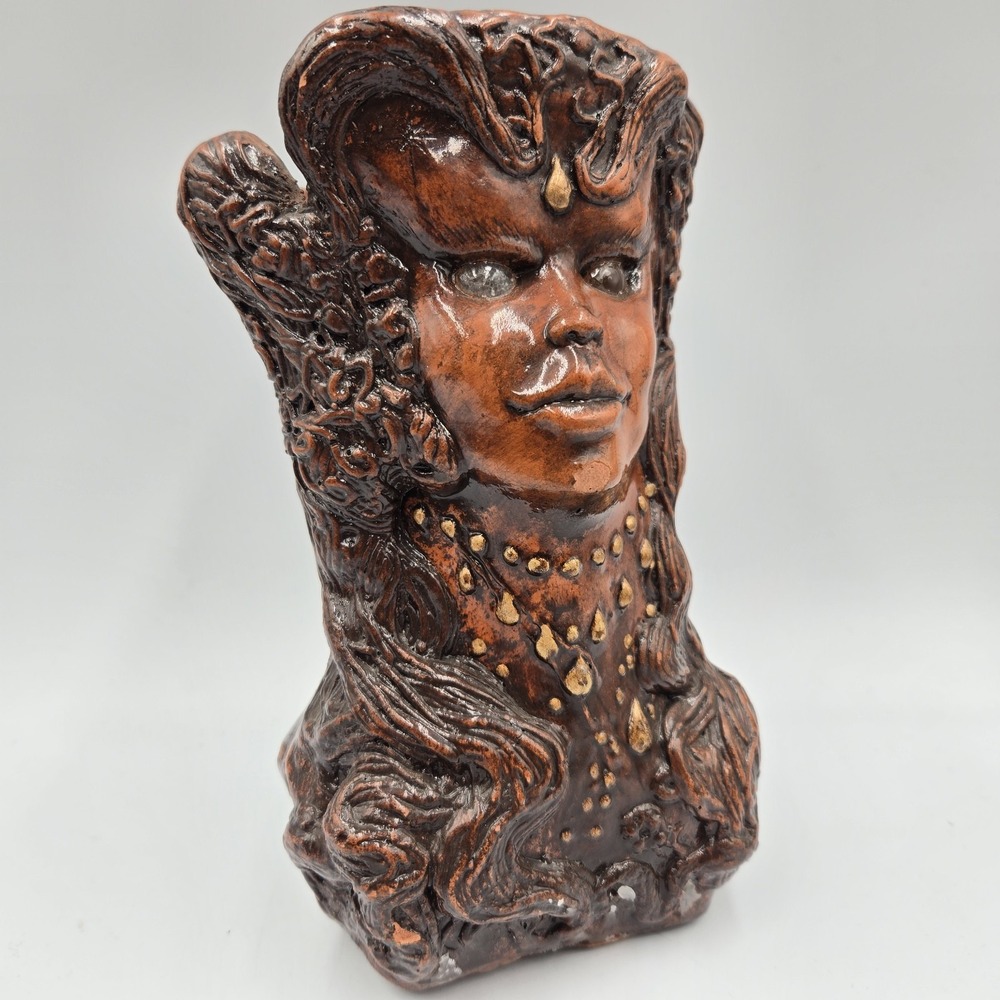 Vtg '79 Jason Christoble Matchless Grove Candle Sculpture‎ Lady Warlock God Rare